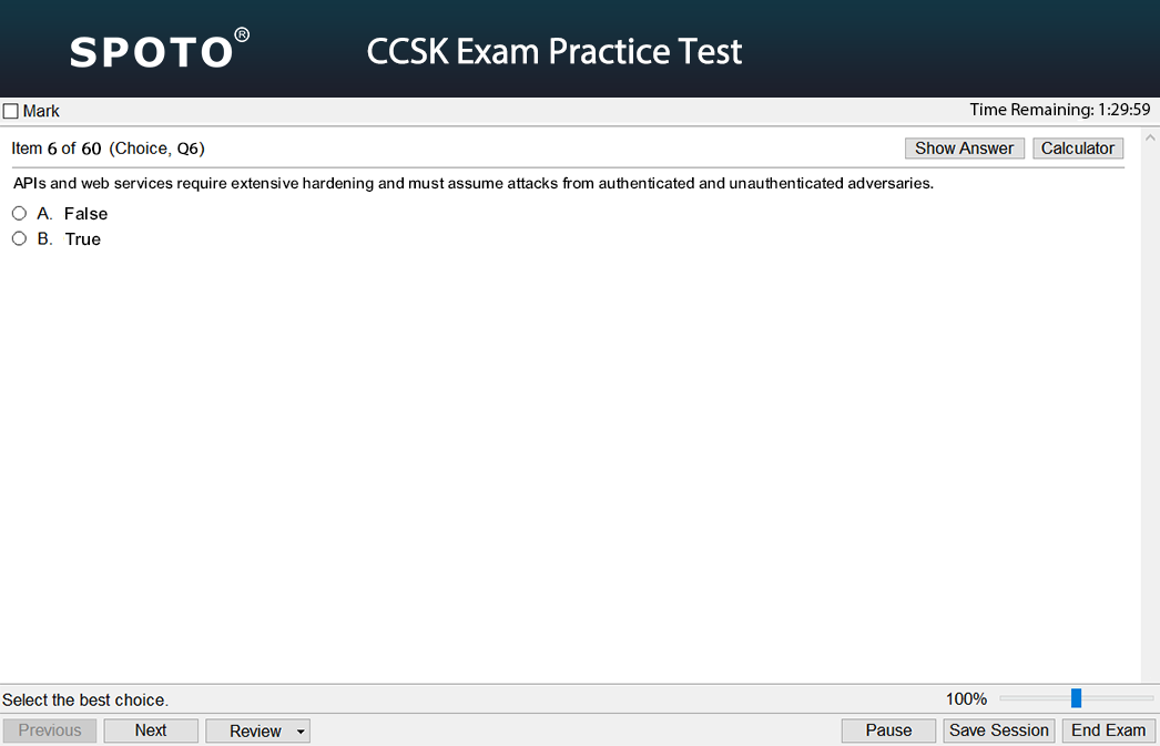 CCSK New APP Simulations